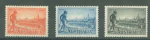 Australia  #142-144  Single (Complete Set)