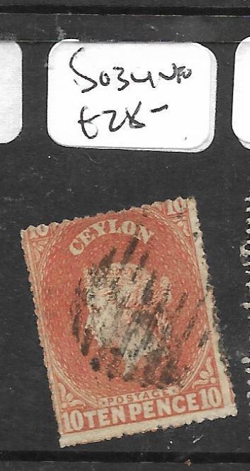 CEYLON (PP0302B) CHALON QV  10D  SG 34  VFU