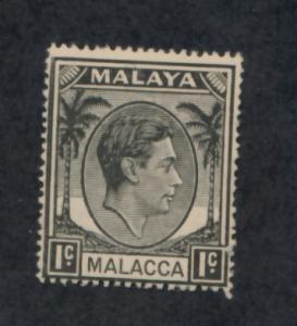 Malaya Malacca 1949 Scott 3 MH - 1c, King George VI