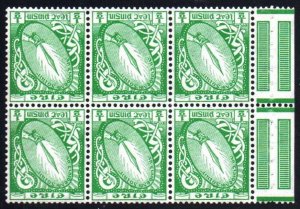 1940 ½d booklet pane with inv. wmk., FULL PERFS., superb u/m mint. SG 111w ++
