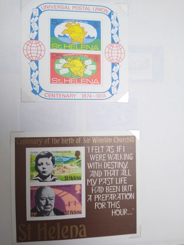 collection on pages St Helena 1953-76 PS: CV $80