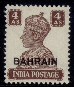 BAHRAIN GVI SG47, 4a brown, M MINT. Cat £12.