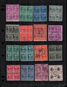 US 817-832 used blocks