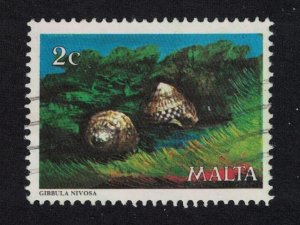 SALE Malta Shells 'Gibbula nevosa' Marine Life 1979 Canc SG#630