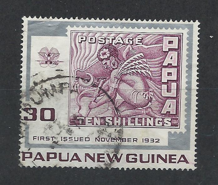 PAPAU NEW GUINEA SC# 394 F-VF U 1973