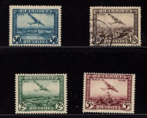 Belgium C1 - C4 - Set Of 4.  Mixed Condition. See Description  #02 BELGC1s4