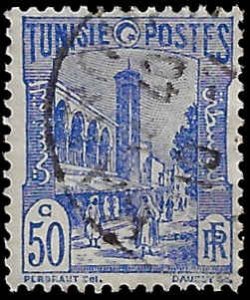 Tunisia #88 Used; 50c Mosque at Tunis (1946)