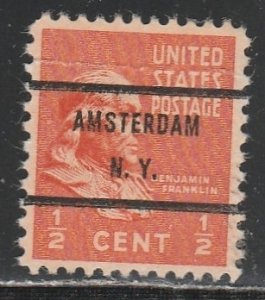 United States     (Precancel)    Amsterdam N.Y.