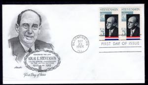 US 1275 Adlai Stevenson Artmaster U/A FDC