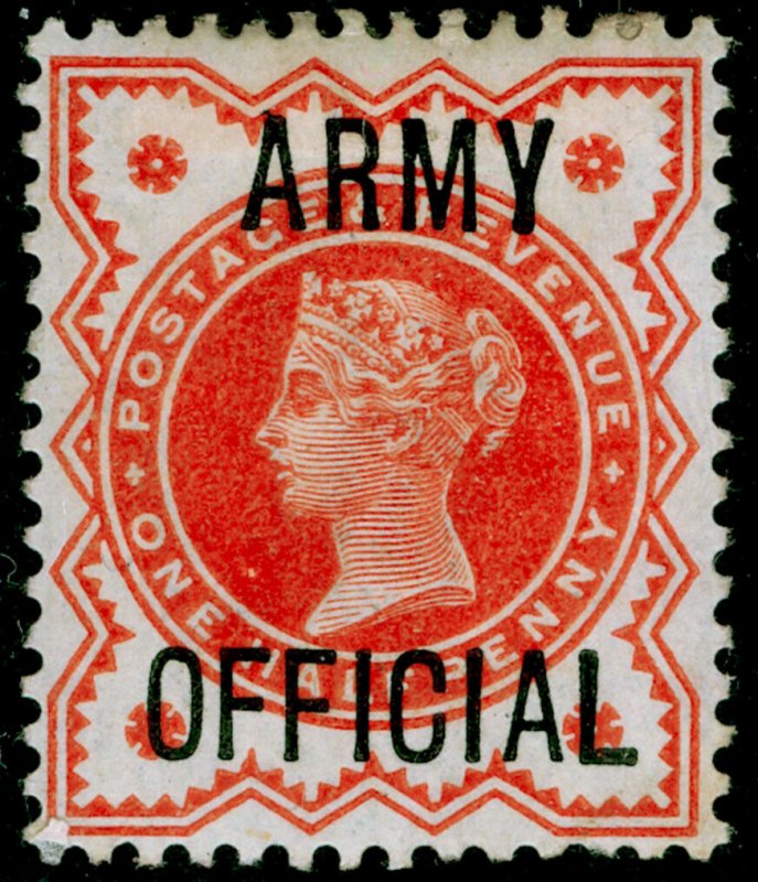 SG O41, ½d vermilion, M MINT.