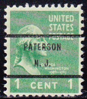 Precancel - Paterson, NJ PSS 804-71 - Bureau Issue