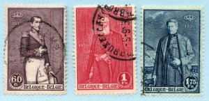 Belgium, Scott #218-20, Used