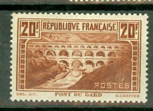 France 254A MNH bit of glazed gum CV $450