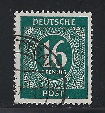 Germany AM Post Scott # 542, used