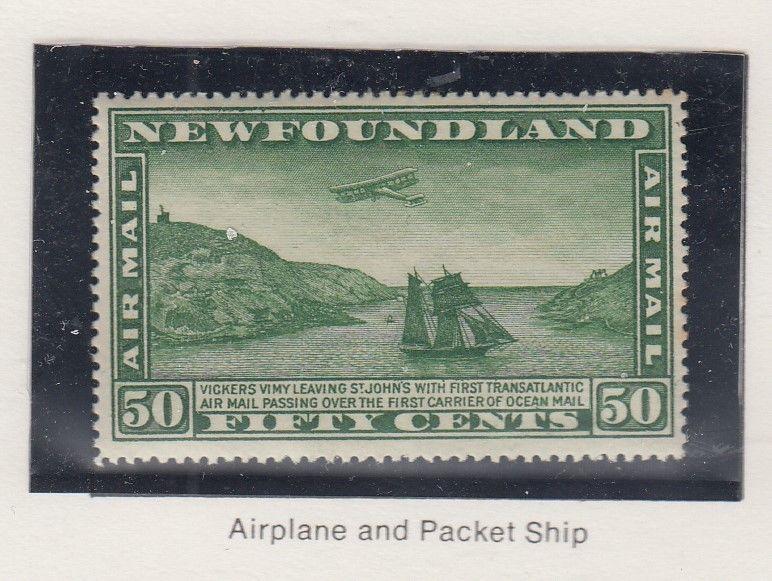 NEWFOUNDLAND # C6-C8 VF-MNH/MLH UNWATERMARKED PICTORIAL ISSUES CAT VALUE $210