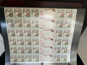 us 1992 sheet - US Christmas Seals/Stamps OG Mint never hinged