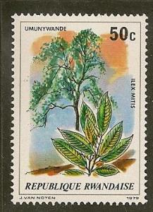 Rwanda   Scott  917   Tree   MNH