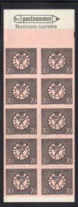 Sweden Sc 779a 1968 70 o Nat Bank stamp booklet of 10  mint NH