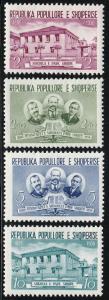 Albania 1st Albanian School (Scott #505-08) MLH