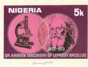 Nigeria 1973 Centenary of Discovery of Leprosy Bacillus -...