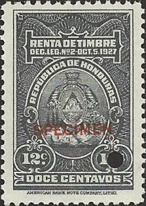 HONDURAS SPECIMEN