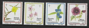 EDSROOM-6113 Botswana 389-92 MNH Flowers of the Okavango Swamps