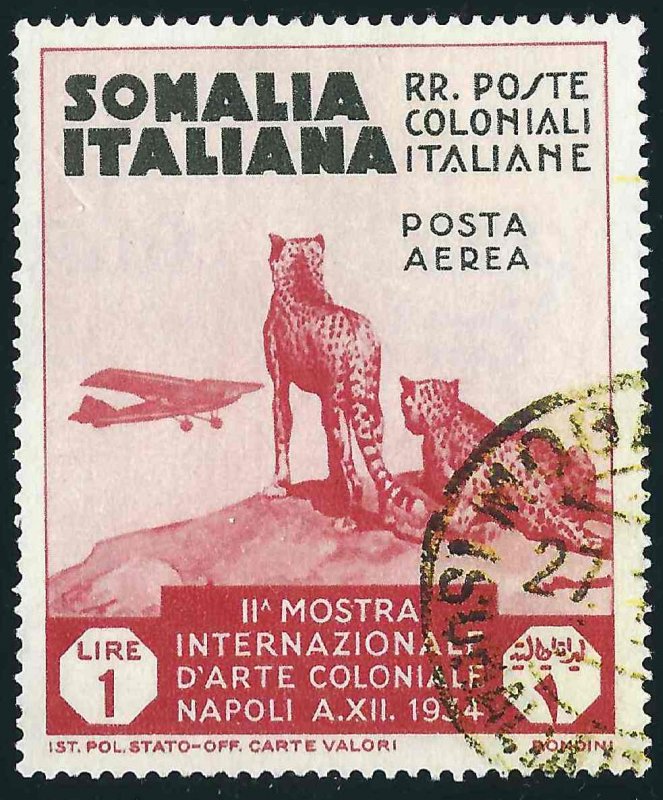 Somalia C5 SAS A5 Used VF 1934 SCV $26.00