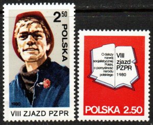 Poland Sc #2378-2379 MNH