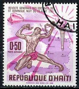 Haiti; 1968: Sc. # C310: Used CTO  Single Stamp