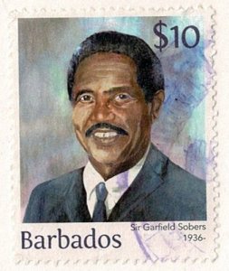 Barbados #1259 used $10 Sobers
