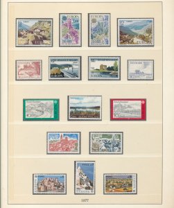 Europa 1977/79 MNH+Sheets on 20 Pages (Apx 125+Items) BL845