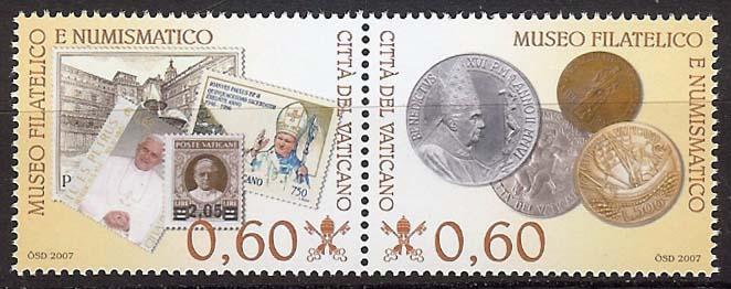  2007 - VATICAN - Scott #1357 - Philatelic Museum - MNH**