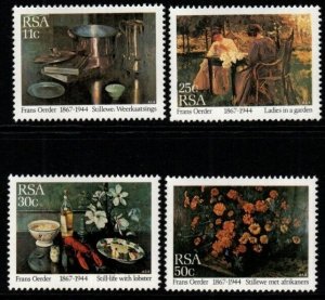 SOUTH AFRICA SG577/80 1985 PAINTINGS MNH