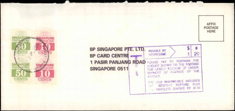 Singapore, Postage Due