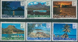 French Polynesia 1979 Sc#313-318,SG294-299 Landscapes DELRIEU set FU