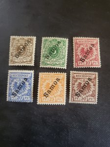 Stamps Samoa 51-6 never hinged