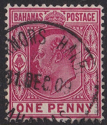 BAHAMAS 1909 EVII 1d - GOVERNORS HARBOUR cds................................2903