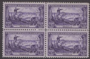 Scott # 1003 - US Block Of Four - Battle Of Brooklyn - MNH - 1951