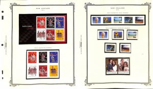 New Zealand Stamp Collection on 8 Scott Specialty Pages, 2011-2011 Mint NH (CJ)