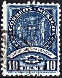 Mexico SC#711 10¢ Cross from Palenque (1934) Used