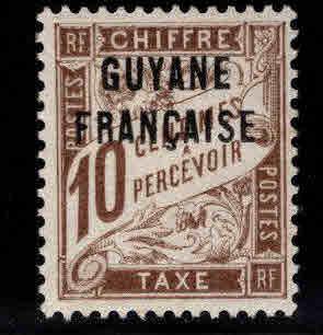 French Guiana Scott J2 MH* Postage Due stamp