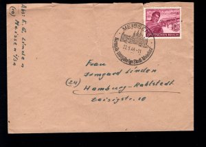 Germany Issue Month 1944 Postal Comrades 12p Single Usage Meissen Cover z42