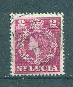 St. Lucia sc# 158 used cat value $.25