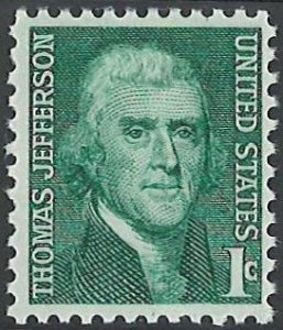 Scott: 1278 United States - Prominent Americans Series - MNH