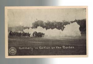 1916 Fort Bliss Texas US Army Soldier Artillery Postcard Cover Mexico Revolution