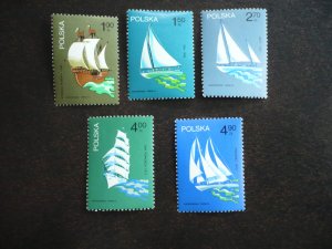 Stamps - Poland - Scott# 2038-2042 - Mint Hinged Set of 5 Stamps