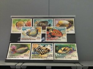 Rep Du Zaire fish stamps R22774