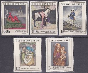 CZECHOSLOVAKIA 1968 Art / Paintings set MNH................................K441a