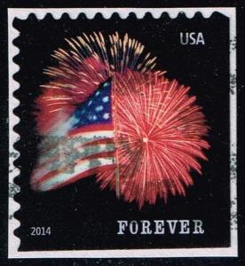 US #4855 Fort McHenry Flag and Fireworks; Used (0.25)