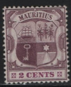 MAURITIUS, 129, HINGED, 1904-07, Arms